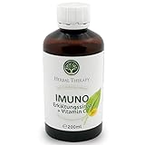 Herbal Therapy IMUNO Erkältungssirup mit Vitamin C, Echinacea und Spitzwegerich, 200ml