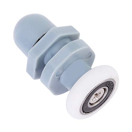 Rollens Chiebetür, 8 Stk. Langlebige Kunststoff-Schiebe Roller-Dusche Aurlane Badezimmer-Glastür-Oor-Rollen mit Schienen Rad (20mm)