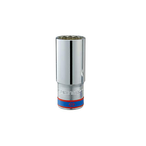 King Tony 423028M 12-Points Deep Socket, 28 mm, 1/2-inch