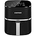 Chefman TurboX 4-in-1 Air Fryer, 5-Quart Airfryer for Extra Crispy Chicken, Fries, Wings, and More, Air Fry, Bake, Reheat, and Frozen Functions, Digital Touch Controls, Dishwasher Safe