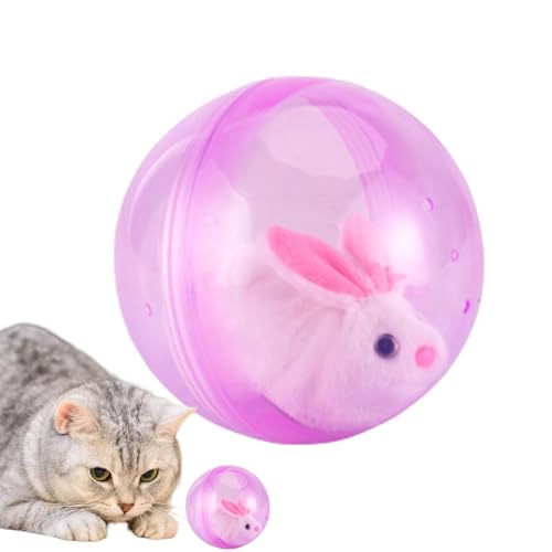 Brinquedo Genérico Bola Rolamento Automático Gato,Brinquedo Bola Rolamento Hamster Elétrico,Brinqued