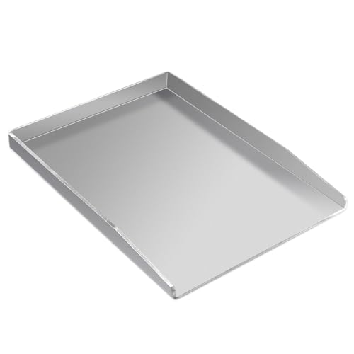 Griddle Pan for Outdoor Grill Stove Cooking Universal Stainless Steel 11.7X15.75 inch