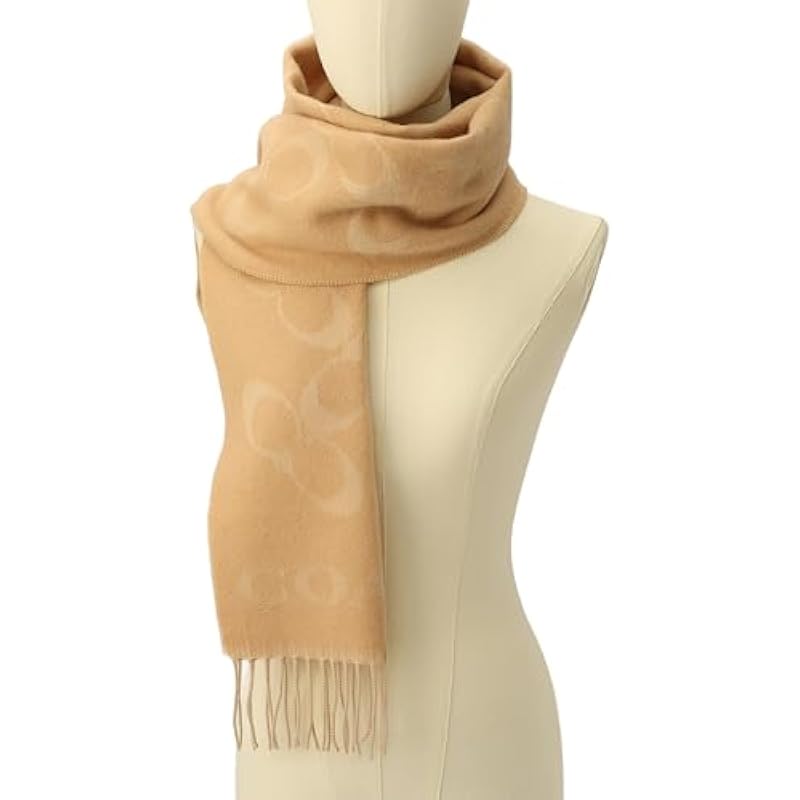 Coach womens Bias Signature C Muffler Camel One Size 상세이미지 6
