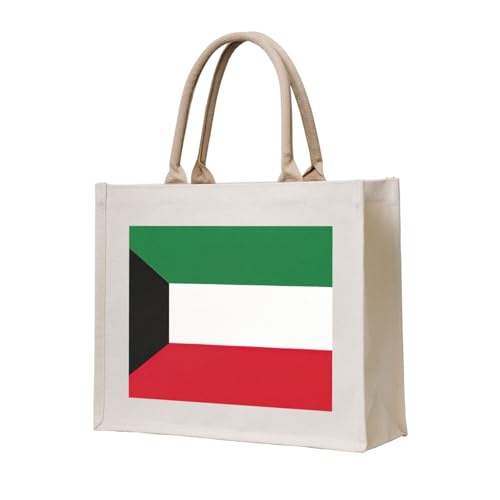 Sac de plage drapeau Koweït grand format pour voyage et courses