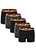 Produktbild KTM by Freegun Boxershorts für Herren Unterwäsche Pant Men´s Boxer 5 er Pack, Farbe:Dark Grey/Black, Bekleidungsgröße:S