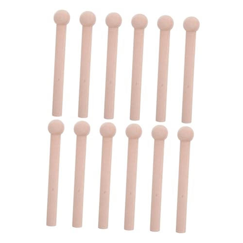 iplusmile 12個 無垢 木製 穴 ボード ペグ ボード ペグ 木製 フック 用 吊り下げ ツール