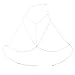 Boosic Sexy Bikini Bralette Chain Harness Necklace Crossover Body Chain For Women Silver