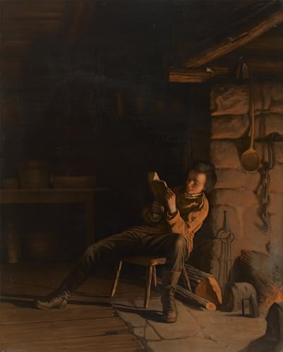 Peinture murale l'enfance d'Eastman Johnson décoration moderne 60x90