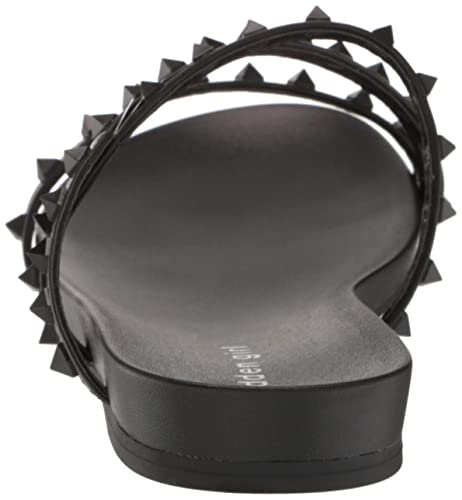Madden Girl Women's Candy Slide Sandal, Black/Black, 8.5 #TOP2