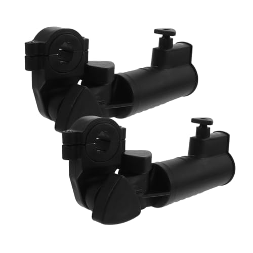 MAGICLULU 2個ゴルフトロリー用アンブレラホルダー 製耐風性可能傘スタンド ゴルフバッグ用アクセサリー 多用途カート傘固定具 スリッシュな