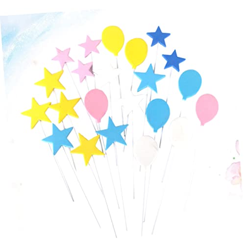 jojofuny 62Pcs De Bautizo Para Niño Bolo De Frutas Balões De Frutas Decorações De Bolo De Espuma Est