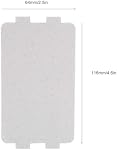 5Pcs Micro-ondes Plaques Mica Micro-onde Couverture de protection Micro- ondes Plaque Mica Accessoire de réparation de remplacement pour le sèche-cheveux électrique, grille-pain, micro-ondes Four, Warmer