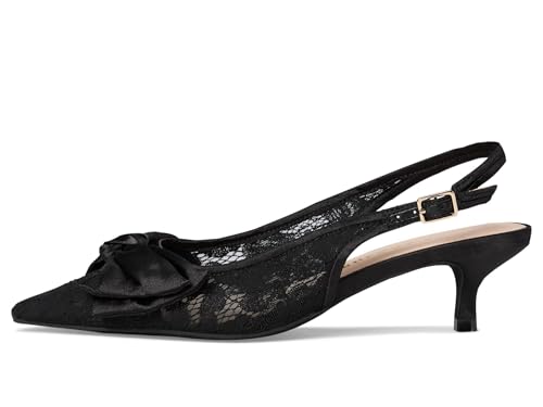 Jack Rogers Women's Debra Slingback Kitten Heel-Lace/Satin Pump4