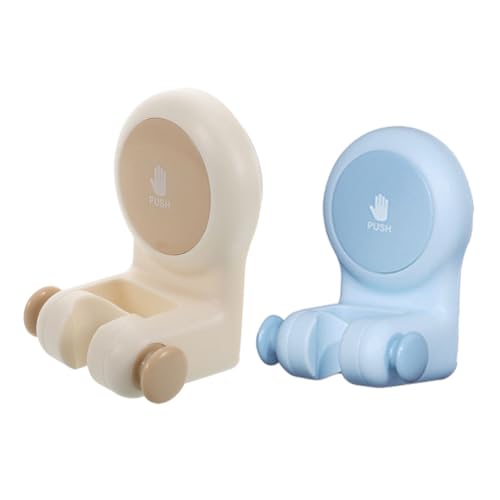 Ciieeo 2 Piezas Soporte De Ducha Soporte De Montaje En Pared Titular Universal Montar Soporte De Cabezal De Ducha De Succión Titular De La Cabeza De Ducha Soporte De Succión El Plastico