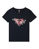Tops Roxy T-Shirt Manche Courtes LILYREGULAR Night Fille Noir