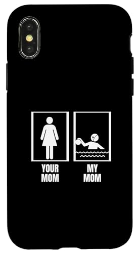 Your Mom My Mom Son Daughter �ʔ����E�H�[�^�[�|�� �X�}�z�P�[�X iPhone X/XS �p