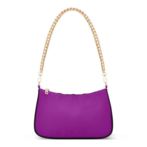 Sac à bandoulière violet femme avec sangle réglable et grand compartiment