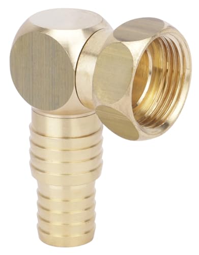 Boutté 2100932 RTC19 Raccord tournant dévidoir coudé femelle 20x27 tuyau ø15/19 Or