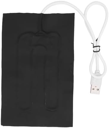 Ahgsup 5V USB Fabric Heating Mattress 15.5x10cm/6x4 Inch – 5W Fast Heating Flexible Fabric Warmer for Hand Warmers, Heated Scarves, Coasters, Pet Mats and — view 7