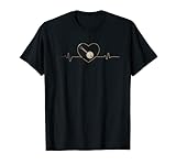 Banjo Music Player Heartbeat Banjo Guitar T-Shirt