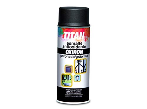 Industrias Titan. S.L S2B020420 - Esmalte antioxi. pavon. 400 ml ne ext. oxiron spray titan