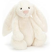 Jellycat Bashful Cream Bunny Stuffed Animal, Large 14 inches - Rabbit and Bunny Plush Toy - Classic Childrens Gift