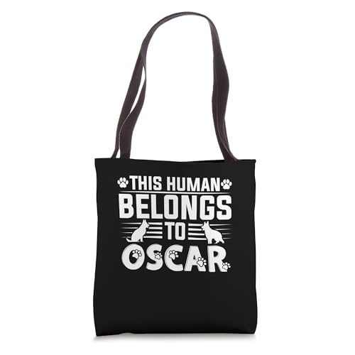 Oscar Dog Name Personalised Tote Bag