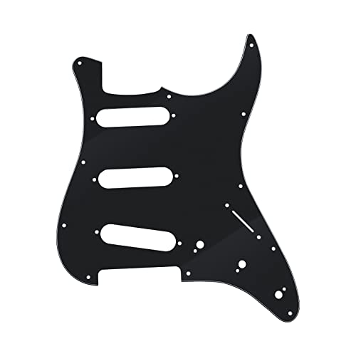 Pickguard SSS 11 Trous pour Guitare Droitier Compatible avec Fender Stratocaster USA/Mexicain Standard SSS Panneau de… - Les Beatles, Paul McCartney, John Lennon, RIngo Starr, George Harrison Pickguard SSS 11 Trous pour Guitare Droitier Compatible avec Fender Stratocaster USA/Mexicain Standard SSS Panneau de…