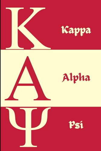 Kappa Alpha Psi Fraternity notebook. Contains the colors of Cream & Crimson. Size: 6 X 9 in inches. 100 College-ruled pages.: Kappa Alpha Psi ... for that special brother or alumni brother.