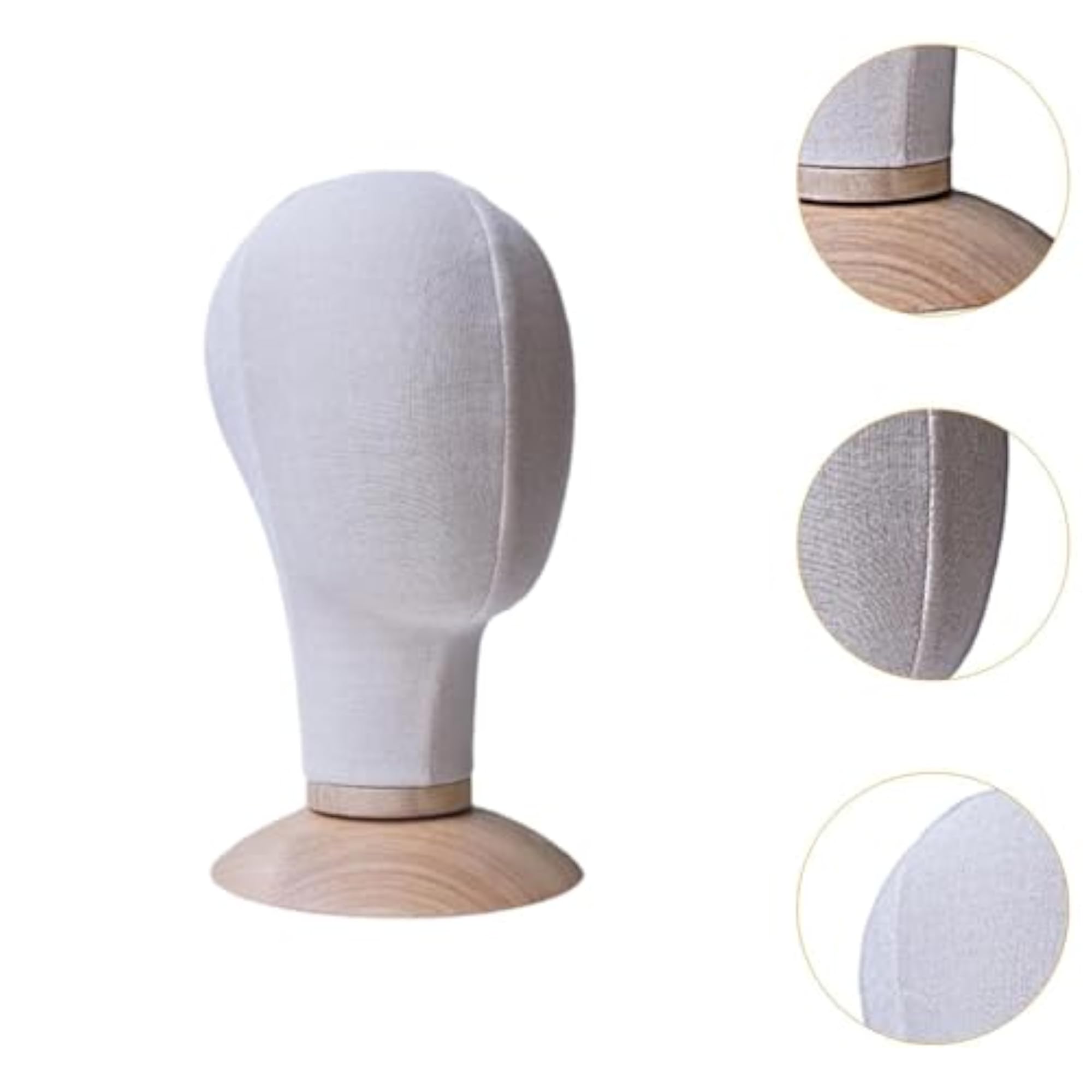 Portable Wig Stand Manikin Head Model with Base