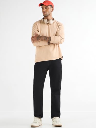 Image of Bewakoof Men's Slim Straight Fit Jeans
