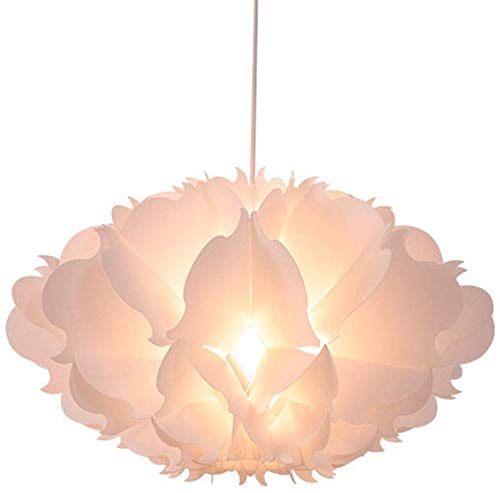 Lustre nuage blanc en acrylique avec suspension réglable pour chevet de chambre