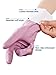 LANON wahoo Skin-Friendly Cleaning Gloves, Dishwashing Kitchen Gloves with Cotton Flocked Liner, Reusable, Non-Slip, Mauve Mist, Medium