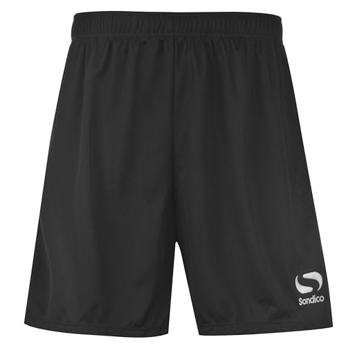 Sondico Core-Pantalones Cortos de fútbol, Negro, Talla única para Hombre