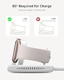 SwanScout Stacja ładująca Dual Watch do Apple Watch, bezprzewodowa ładowarka do zegarka Apple Watch Ultra 2 / Ultra/SE/10/9/8/7/6/5/4/3/2, stacja ładująca do 2 zegarków, SwanScout 507DA (biała)