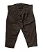 Mens Colonial Knee Breeches 18th Century Pants Fall Front Style (XXL, Brown)