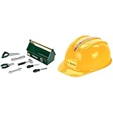 Theo Klein 8573 Bosch Werkzeug-Box I 7-teiliges Werkzeug-Set I Stabile Box mit Tragegriff 30,25 x 14...