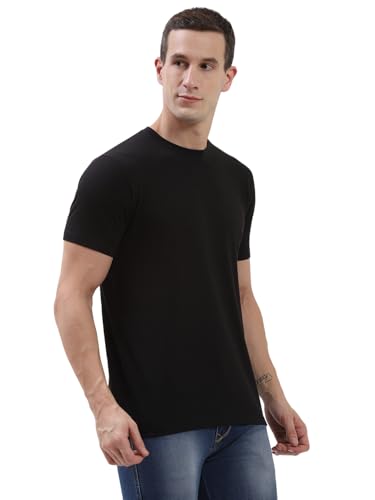 Image of hummel Cam Men's Cotton Round Neck Half Sleeve T-Shirt