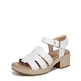 Dr. Scholl's Womens Oh Kay Fisherman Sandal White Smooth 8 M