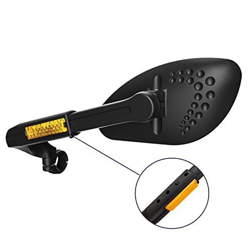 Guidon de recul vélo rotatif 360 miroir haute définition premium - 4
