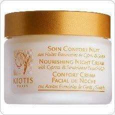 Kiotis Nourishing Night Cream with Cypress & Sandalwood Essential Oils, 50 ml (Dry Skin Type). FRANCE/Not available in USA (Yves Rocher Group).