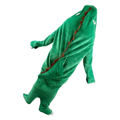 Sac de couchage dinosaure et couverture à capuche