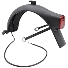 Scooter Rear Fender Assembly with Hook&Taillight Integrated Compatible with Ninebot by Segway F2 / F2 Pro / F2 Plus Kickscooter Rear Mudguard Support Bracket F2 Series Fender Original Accessories