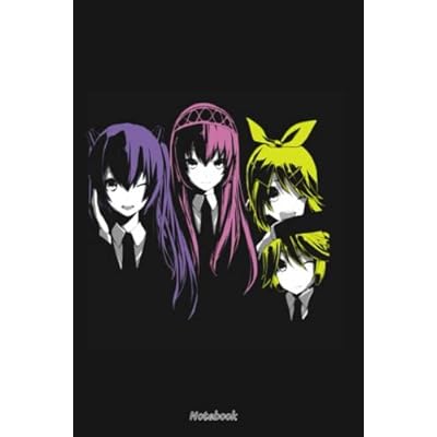 Vocaloids Japan Virtual Idols Notebook