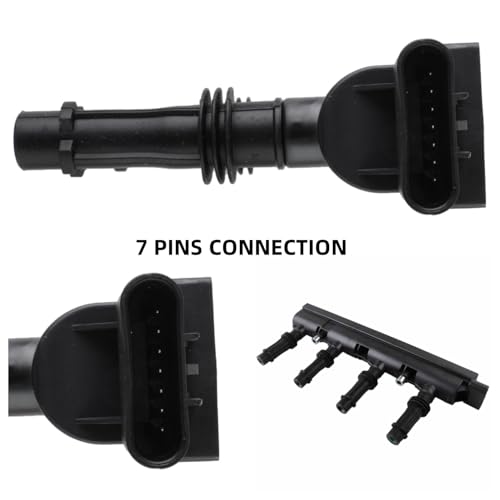 YAOPEI Ignition Coil Pack 7 PINS for Corsa D E Insignia Zafira Adam Astra J Meriva Mokka Aveo 1.2 1.4 Engines 01208093