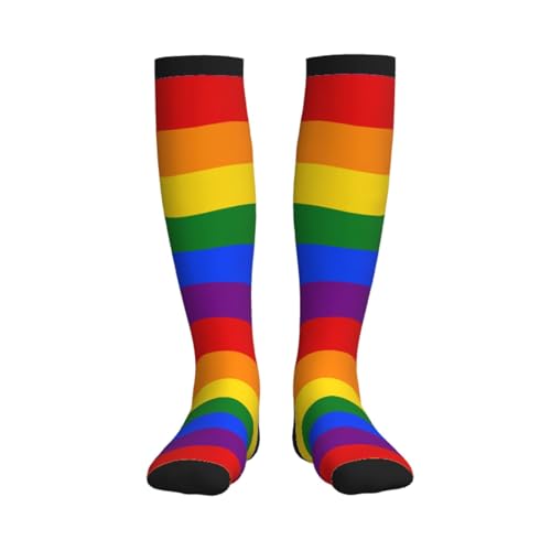 Image of Compression Socks for Women Men Circulation Graduated Supports Socks for Running Athletic Sports Nurse Travel