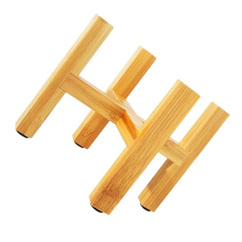 DEARMAMY 木製頑丈プラントスタンド 花台 植木鉢ホルダー 室内外用 滑らか仕上げ シンプルデザイン 家 オフィス 店舗装飾向け