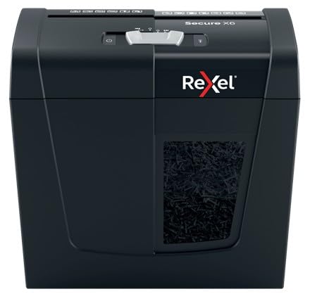 Destructora de papel para home office Secure X6 compacta y silenciosa de corte partículas 2