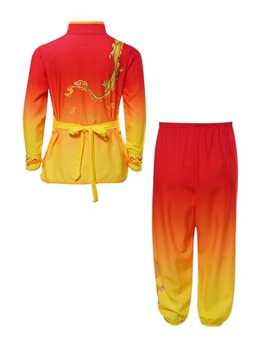 Jugaoge Kids Boys Girls Tai Chi Morning Exercise Uniform Chinese Kung Fu Martial Arts Sports Suit Activewear2