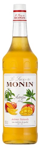 Monin Sirup Mango (1 x 1 0l) - für Cocktails und Desserts Tropisches Mangogeschmackserlebnis für kreative Getränke und Süßspeisen